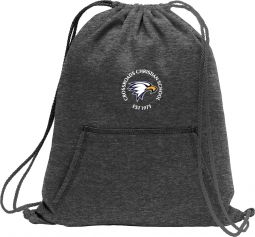 Port & Company Core Fleece Sweatshirt Cinch Pack, Dark Heather Grey